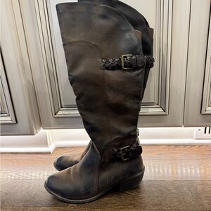 Nicole Dark Brown Knee high Boots